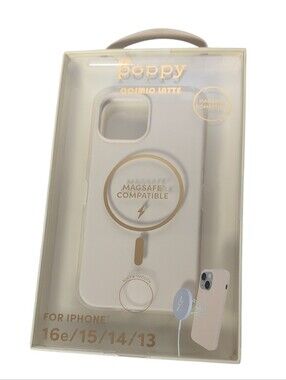XO Poppy Cosmic Latte iPhone 16e/15/14/13 Phone Case